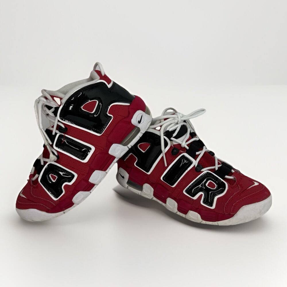 Nike Air More Uptempo 2021 Bulls Hoop Pack GS 415082-600 Size 5.5Y